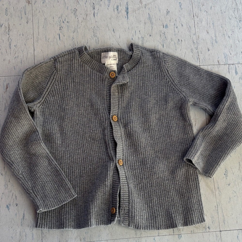 Little Joules Gray Kids Sweater